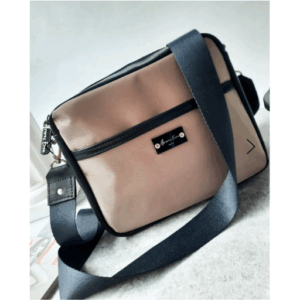 Morral Tina beige con cinta