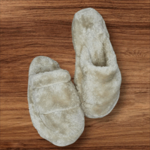 Pantuflas beige